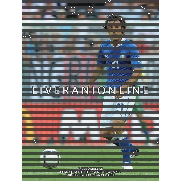 Campionati Europei UEFA 2012 Polonia/Ucraina Gruppo C Danzica (Polonia) - 10.06.2012 Spagna-Italia Nella Foto:Pirlo Andrea /Ph.Vitez-Ag. Aldo Liverani