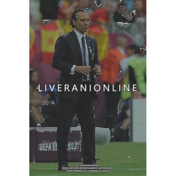 Campionati Europei UEFA 2012 Polonia/Ucraina Gruppo C Danzica (Polonia) - 10.06.2012 Spagna-Italia Nella Foto:Prandelli Cesare /Ph.Vitez-Ag. Aldo Liverani