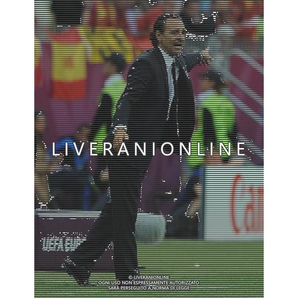 Campionati Europei UEFA 2012 Polonia/Ucraina Gruppo C Danzica (Polonia) - 10.06.2012 Spagna-Italia Nella Foto:Prandelli Cesare /Ph.Vitez-Ag. Aldo Liverani