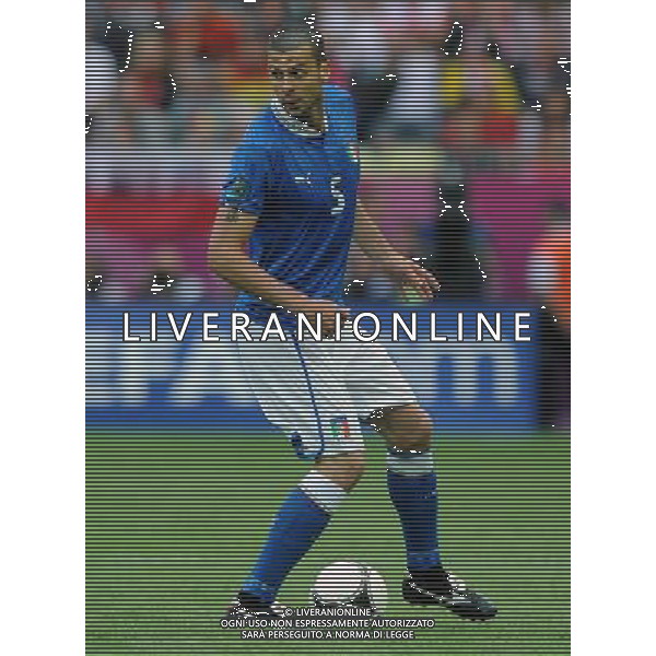 Campionati Europei UEFA 2012 Polonia/Ucraina Gruppo C Danzica (Polonia) - 10.06.2012 Spagna-Italia Nella Foto:Thiago Motta /Ph.Vitez-Ag. Aldo Liverani