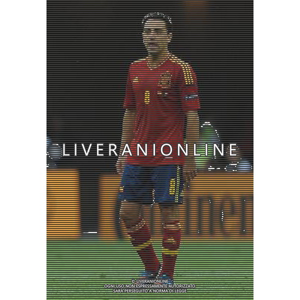 Campionati Europei UEFA 2012 Polonia/Ucraina Gruppo C Danzica (Polonia) - 10.06.2012 Spagna-Italia Nella Foto:Xavi Hernandez /Ph.Vitez-Ag. Aldo Liverani