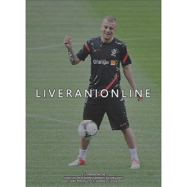 10.06.2012 WARSZAWA (WARSAW POLAND) STADION POLONII WARSZAWA PILKA NOZNA (FOOTBALL) UEFA EURO 2012 POLAND UKRAINE MISTRZOSTWA EUROPY W PILCE NOZNEJ POLSKA UKRAINA TRENING KADRY REPREZENTACJI POLSKI (POLAND NATIONAL FOOTBALL TEAM TRAINING IN WARSAW) N/Z KAMIL GROSICKI FOTO NORBERT BARCZYK / PRESSFOCUS/NEWSPIX.PL --- Newspix.pl ALLENAMENTO POLONIA - AG ALDO LIVERANI SAS - ITALY ONLY - *** Local Caption *** .