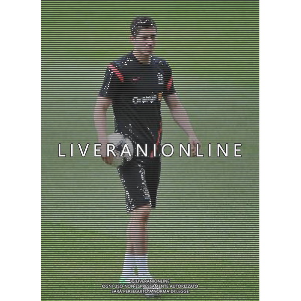 10.06.2012 WARSZAWA (WARSAW POLAND) STADION POLONII WARSZAWA PILKA NOZNA (FOOTBALL) UEFA EURO 2012 POLAND UKRAINE MISTRZOSTWA EUROPY W PILCE NOZNEJ POLSKA UKRAINA TRENING KADRY REPREZENTACJI POLSKI (POLAND NATIONAL FOOTBALL TEAM TRAINING IN WARSAW) N/Z ROBERT LEWANDOWSKI FOTO NORBERT BARCZYK / PRESSFOCUS/NEWSPIX.PL --- Newspix.pl ALLENAMENTO POLONIA - AG ALDO LIVERANI SAS - ITALY ONLY - *** Local Caption *** .