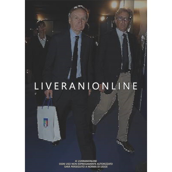 Campionati Europei UEFA 2012 Polonia/Ucraina Cracovia (Polonia) - 11.06.2012 Conferenza Stampa Nella Foto:petrucci-valentini /Ph.Vitez-Ag. Aldo Liverani