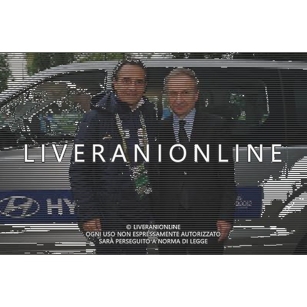 Campionati Europei UEFA 2012 Polonia/Ucraina Cracovia (Polonia) - 11.06.2012 Conferenza Stampa Nella Foto:prandelli-petrucci /Ph.Vitez-Ag. Aldo Liverani