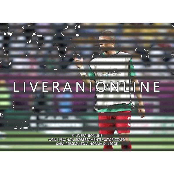 LWOW STADION OLIMPIJSKI 09.06.2012 EURO 2012 PILKA NOZNA GRUPA B NIEMCY - PORTUGALIA NZ PEPE POR FOT MICHAL NOWAK / NEWSPIX.PL LVIV OLYMPIC STADIUM 09.06.2012 EURO 2012 GROUP B GERMANY - PORTUGAL PEPE POR MICHAL NOWAK / NEWSPIX.PL --- Newspix.pl /AG ALDO LIVERANI SAS - ITALY ONLY *** Local Caption *** .