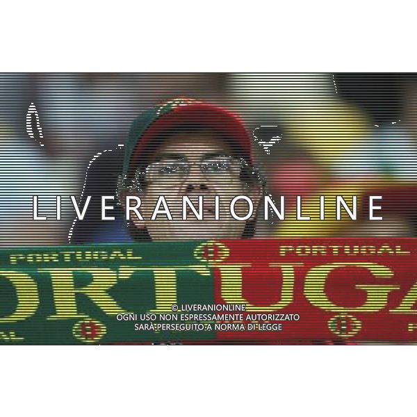 LWOW STADION OLIMPIJSKI 09.06.2012 EURO 2012 PILKA NOZNA GRUPA B NIEMCY - PORTUGALIA NZ KIBICE PORTUGALIA FOT MICHAL NOWAK / NEWSPIX.PL LVIV OLYMPIC STADIUM 09.06.2012 EURO 2012 GROUP B GERMANY - PORTUGAL SUPPORTER OF PORTUGAL MICHAL NOWAK / NEWSPIX.PL --- Newspix.pl /AG ALDO LIVERANI SAS - ITALY ONLY *** Local Caption *** .