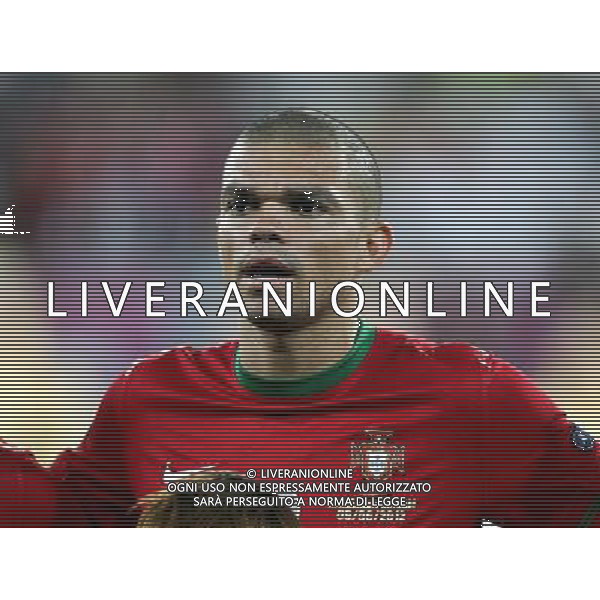 LWOW STADION OLIMPIJSKI 09.06.2012 EURO 2012 PILKA NOZNA GRUPA B NIEMCY - PORTUGALIA NZ PEPE POR FOT MICHAL NOWAK / NEWSPIX.PL LVIV OLYMPIC STADIUM 09.06.2012 EURO 2012 GROUP B GERMANY - PORTUGAL PEPE POR MICHAL NOWAK / NEWSPIX.PL --- Newspix.pl /AG ALDO LIVERANI SAS - ITALY ONLY *** Local Caption *** .