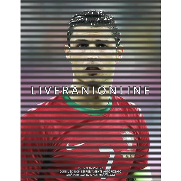 LWOW STADION OLIMPIJSKI 09.06.2012 EURO 2012 PILKA NOZNA GRUPA B NIEMCY - PORTUGALIA NZ CRISTIANO RONALDO POR FOT MICHAL NOWAK / NEWSPIX.PL LVIV OLYMPIC STADIUM 09.06.2012 EURO 2012 GROUP B GERMANY - PORTUGAL CRISTIANO RONALDO POR MICHAL NOWAK / NEWSPIX.PL --- Newspix.pl /AG ALDO LIVERANI SAS - ITALY ONLY *** Local Caption *** .