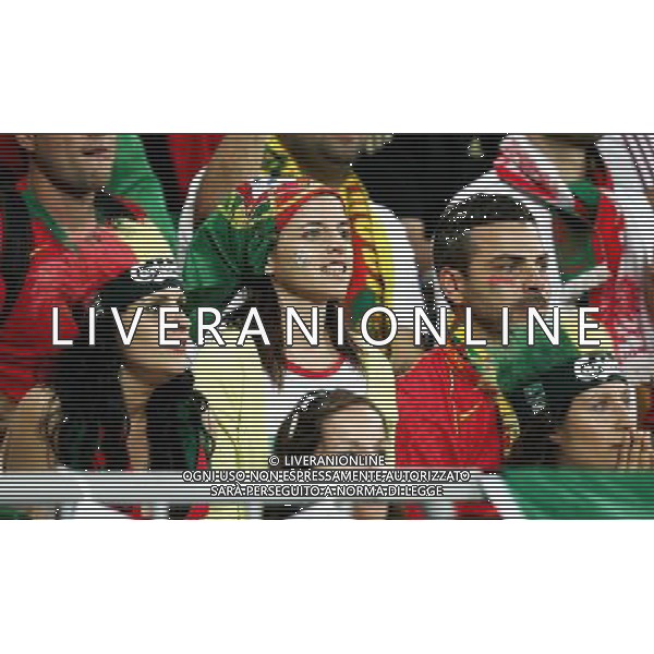 LWOW STADION OLIMPIJSKI 09.06.2012 EURO 2012 PILKA NOZNA GRUPA B NIEMCY - PORTUGALIA NZ KIBICE PORTUGALIA FOT MICHAL NOWAK / NEWSPIX.PL LVIV OLYMPIC STADIUM 09.06.2012 EURO 2012 GROUP B GERMANY - PORTUGAL SUPPORTERS OF PORTUGAL MICHAL NOWAK / NEWSPIX.PL --- Newspix.pl /AG ALDO LIVERANI SAS - ITALY ONLY *** Local Caption *** .