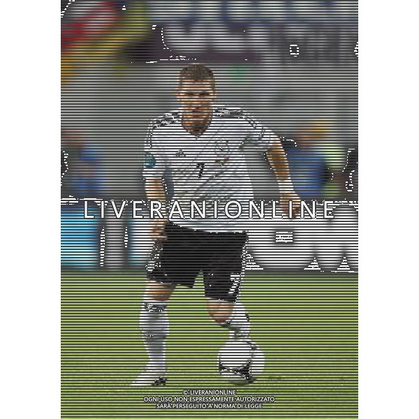 LWOW STADION OLIMPIJSKI 09.06.2012 EURO 2012 PILKA NOZNA GRUPA B NIEMCY - PORTUGALIA NZ BASTIAN SCHWEINSTEIGER GER FOT MICHAL NOWAK / NEWSPIX.PL LVIV OLYMPIC STADIUM 09.06.2012 EURO 2012 GROUP B GERMANY - PORTUGAL BASTIAN SCHWEINSTEIGER GER MICHAL NOWAK / NEWSPIX.PL --- Newspix.pl /AG ALDO LIVERANI SAS - ITALY ONLY *** Local Caption *** .