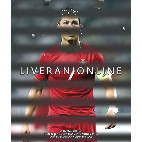 LWOW STADION OLIMPIJSKI 09.06.2012 EURO 2012 PILKA NOZNA GRUPA B NIEMCY - PORTUGALIA NZ CRISTIANO RONALDO POR FOT MICHAL NOWAK / NEWSPIX.PL LVIV OLYMPIC STADIUM 09.06.2012 EURO 2012 GROUP B GERMANY - PORTUGAL CRISTIANO RONALDO POR MICHAL NOWAK / NEWSPIX.PL --- Newspix.pl /AG ALDO LIVERANI SAS - ITALY ONLY *** Local Caption *** .