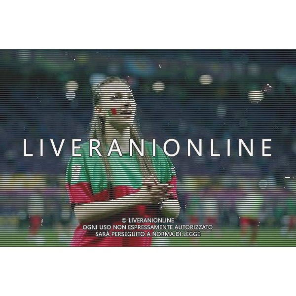 LWOW STADION OLIMPIJSKI 10.06.2012 EURO 2012 PILKA NOZNA GRUPA B NIEMCY - PORTUGALIA NZ OTWARCIE CEREMONIA DZIEWCZYNY FOT MICHAL NOWAK / NEWSPIX.PL LVIV OLYMPIC STADIUM 10.06.2012 EURO 2012 GROUP B GERMANY - PORTUGAL OPENING CEREMONY OF THE GAME MICHAL NOWAK / NEWSPIX.PL --- Newspix.pl /AG ALDO LIVERANI SAS - ITALY ONLY *** Local Caption *** .