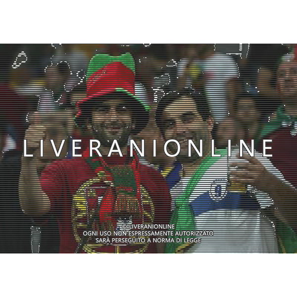 LWOW STADION OLIMPIJSKI 09.06.2012 EURO 2012 PILKA NOZNA GRUPA B NIEMCY - PORTUGALIA NZ KIBICE PORTUGALIA FOT MICHAL NOWAK / NEWSPIX.PL LVIV OLYMPIC STADIUM 09.06.2012 EURO 2012 GROUP B GERMANY - PORTUGAL SUPPORTERS OF PORTUGAL MICHAL NOWAK / NEWSPIX.PL --- Newspix.pl /AG ALDO LIVERANI SAS - ITALY ONLY *** Local Caption *** .