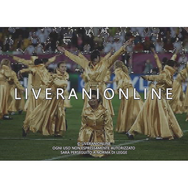 LWOW STADION OLIMPIJSKI 10.06.2012 EURO 2012 PILKA NOZNA GRUPA B NIEMCY - PORTUGALIA NZ OTWARCIE CEREMONIA DZIEWCZYNY FOT MICHAL NOWAK / NEWSPIX.PL LVIV OLYMPIC STADIUM 10.06.2012 EURO 2012 GROUP B GERMANY - PORTUGAL OPENING CEREMONY OF THE GAME MICHAL NOWAK / NEWSPIX.PL --- Newspix.pl /AG ALDO LIVERANI SAS - ITALY ONLY *** Local Caption *** .