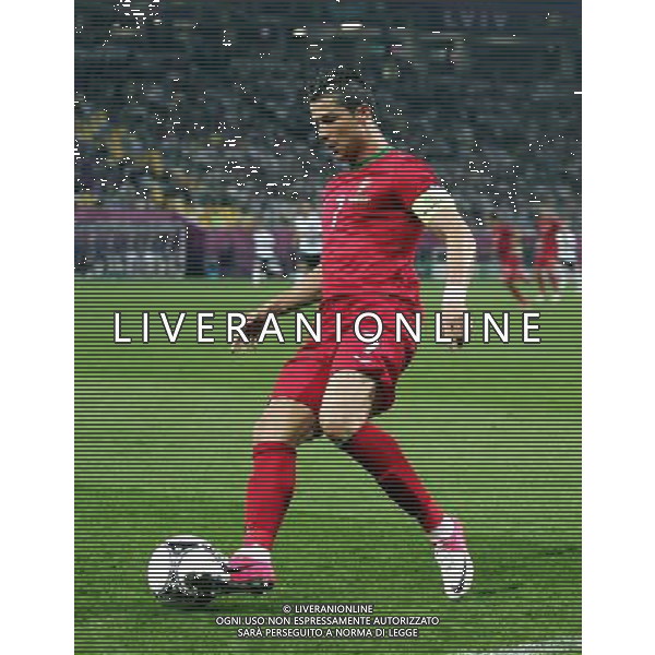 LWOW STADION OLIMPIJSKI 09.06.2012 EURO 2012 PILKA NOZNA GRUPA B NIEMCY - PORTUGALIA NZ CRISTIANO RONALDO POR FOT MICHAL NOWAK / NEWSPIX.PL LVIV OLYMPIC STADIUM 09.06.2012 EURO 2012 GROUP B GERMANY - PORTUGAL CRISTIANO RONALDO POR MICHAL NOWAK / NEWSPIX.PL --- Newspix.pl /AG ALDO LIVERANI SAS - ITALY ONLY *** Local Caption *** .