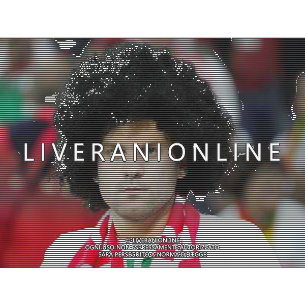 LWOW STADION OLIMPIJSKI 09.06.2012 EURO 2012 PILKA NOZNA GRUPA B NIEMCY - PORTUGALIA NZ KIBIC PORTUGALIA FOT MICHAL NOWAK / NEWSPIX.PL LVIV OLYMPIC STADIUM 09.06.2012 EURO 2012 GROUP B GERMANY - PORTUGAL SUPPORTER OF PORTUGAL MICHAL NOWAK / NEWSPIX.PL --- Newspix.pl /AG ALDO LIVERANI SAS - ITALY ONLY *** Local Caption *** .