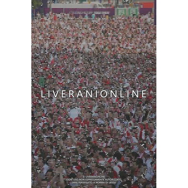 WARSZAWA 07.06.2012 STREFA KIBICA EURO 2012 NAJWIEKSZA STREFA KIBICA PODCZAS EURO 2012 MECZ POLSKA GRECJA THE BIGERST FAN ZONE IN EURO 2012 N Z. KIBICE FANI FANS FLAGI BARWY NARODOWE ZABAWA FOT.ALEKSANDER MAJDANSKI / NEWSPIX.PL --- Newspix.pl AG ALDO LIVERANI S A S ONLY ITALY *** Local Caption *** www.newspix.pl mail us: info@newspix.pl call us: 0048 022 23 22 222 --- Polish Picture Agency by Ringier Axel Springer Poland