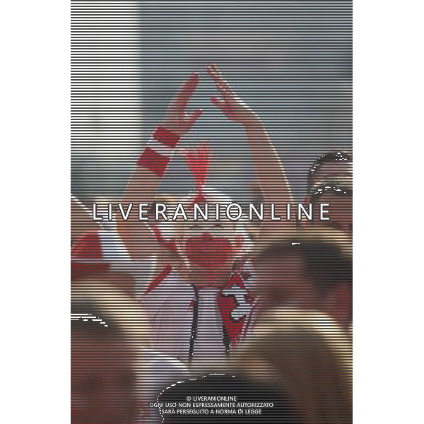 WARSZAWA 07.06.2012 STREFA KIBICA EURO 2012 NAJWIEKSZA STREFA KIBICA PODCZAS EURO 2012 MECZ POLSKA GRECJA THE BIGERST FAN ZONE IN EURO 2012 N Z. KIBICE FANI FANS FLAGI BARWY NARODOWE ZABAWA FOT.ALEKSANDER MAJDANSKI / NEWSPIX.PL --- Newspix.pl AG ALDO LIVERANI S A S ONLY ITALY *** Local Caption *** www.newspix.pl mail us: info@newspix.pl call us: 0048 022 23 22 222 --- Polish Picture Agency by Ringier Axel Springer Poland