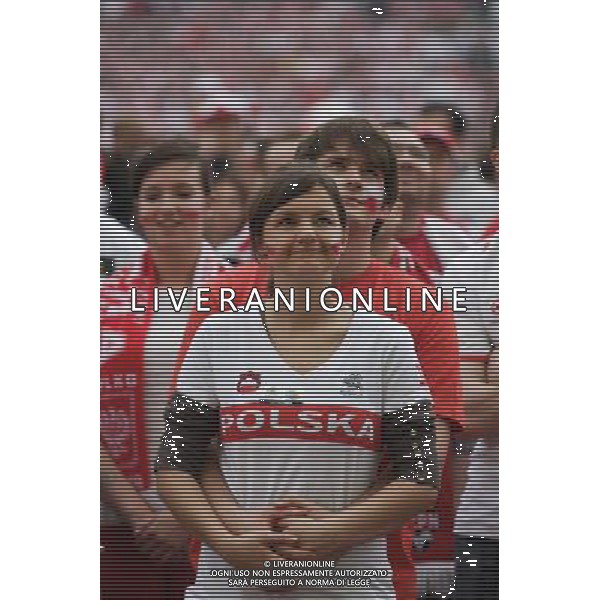 GDANSK 08.06.2012 STREFA KIBICA GDANSK N Z KIBICE OGLADAJA MECZ POLSKA GRECJA FOT MICHAL FLUDRA / NEWSPIX.PL Football fans watch the first UEFA EURO 2012 match inside the Gdansk\'s FanZone --- Newspix.pl AG ALDO LIVERANI S A S ONLY ITALY *** Local Caption *** www.newspix.pl mail us: info@newspix.pl call us: 0048 022 23 22 222 --- Polish Picture Agency by Ringier Axel Springer Poland