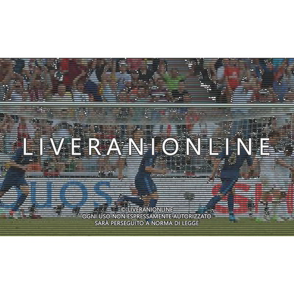 (120612) -- DONETSK, June 12, 2012 () -- Samir Nasri (3rd L) of France celebrates for his goal during the Group D match between England and France at the Euro 2012 football championships in Donetsk, Ukraine, June 11, 2012. (/Li Yong)(lm) AG ALDO LIVERANI S A S ONLY ITALY