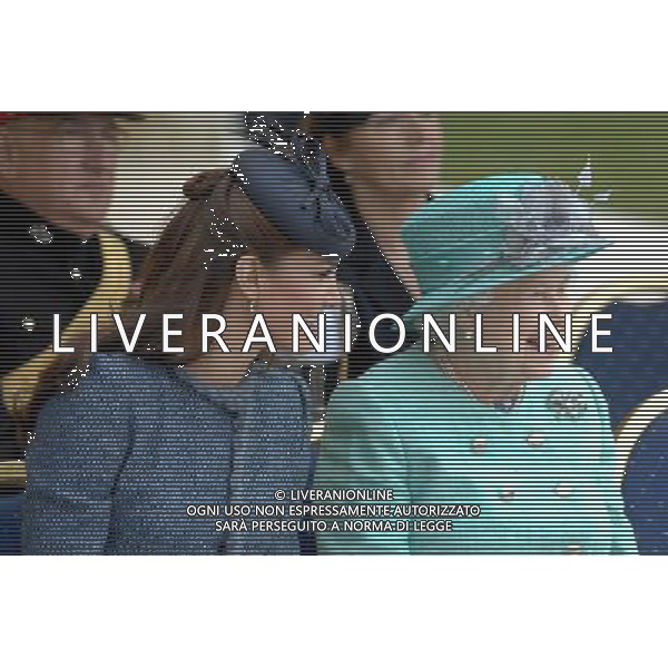 The Queen \' The Duke \' Duchess of Cambridge visit Vernon Park to mark a Fields in Trust project for the Diamond Jubilee. Nottingham, England. 13-6-12 /PHOTOSHOT/AG ALDO LIVERANI SAS - ITALY ONLY -