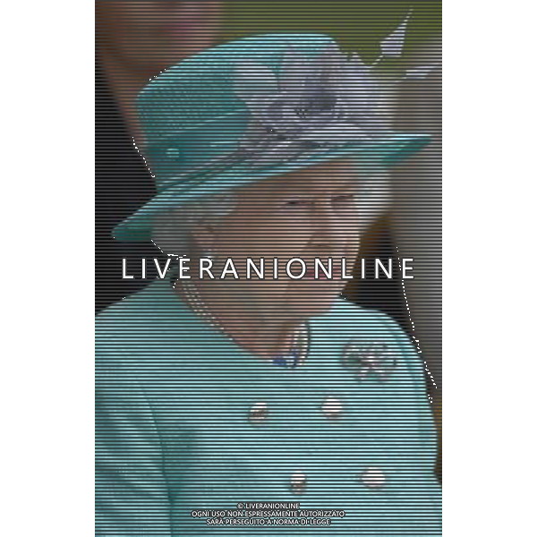 The Queen \' The Duke \' Duchess of Cambridge visit Vernon Park to mark a Fields in Trust project for the Diamond Jubilee. Nottingham, England. 13-6-12 /PHOTOSHOT/AG ALDO LIVERANI SAS - ITALY ONLY -