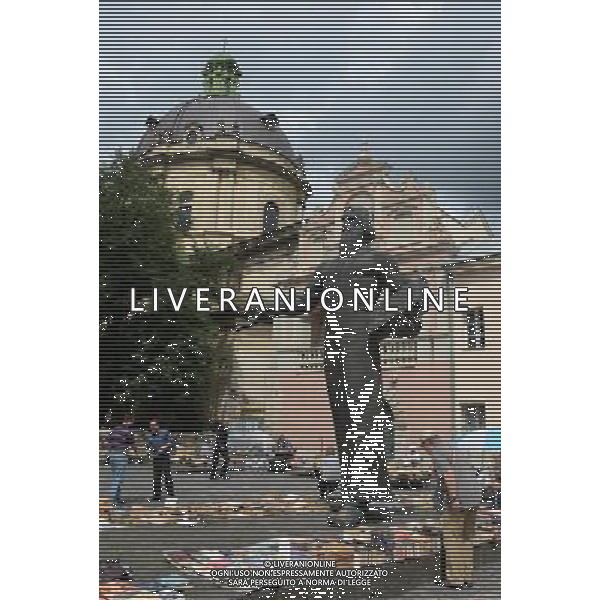 (120614) -- LVIV, June 14, 2012 () -- Photo taken on June 13, 2012 shows a view in Lviv, Ukraine, which is the host city for matches of Euro 2012 football championships Group B. (/Ma Ning) (bxf) ©photoshot/AGENZIA ALDO LIVERANI SAS - ITALY ONLY - Lviv, in Ucraina, citta\' ospitante delle partite dei campionati di calcio Euro 2012 Group B, 14 giugno 2012