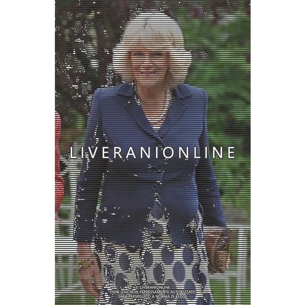 The Duchess of Cornwall, patron of the Book Trust, attends a 20th birthday party of Bookstart at the Roof Garden in Kensington west London. /PHOTOSHOT/AG ALDO LIVERANI SAS - ITALY ONLY - *** Local Caption *** .