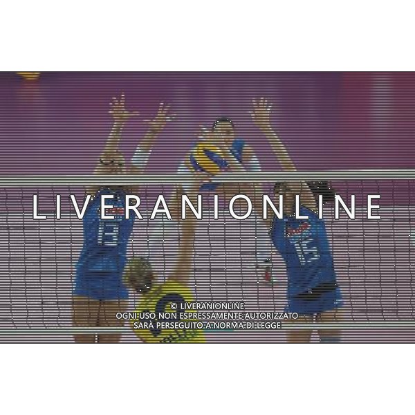 NAZIONALE PALLAVOLO FEMMINILE ITALIA EMILIA amichevole di Volley per i terremotati dell\'emilia, Montichiari (Bs) 17 giugno 2012. ©Fotolive Filippo Venezia/AGENZIA ALDO LIVERANI SAS