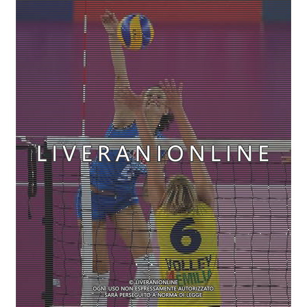 NAZIONALE PALLAVOLO FEMMINILE ITALIA EMILIA amichevole di Volley per i terremotati dell\'emilia, Montichiari (Bs) 17 giugno 2012. nella foto Bosetti Caterina ©Fotolive Filippo Venezia/AGENZIA ALDO LIVERANI SAS