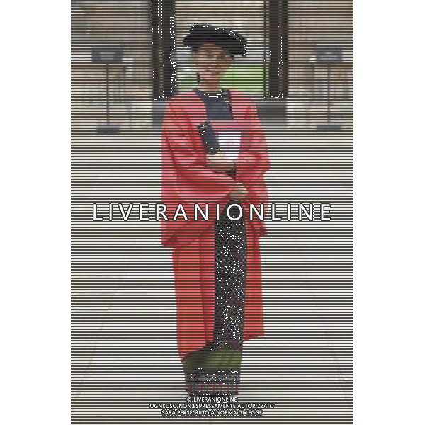 Aung San Suu Kyi receives her honorary degree along with seven other distinguished figures at the Encaenia ceremony in the Sheldonian Theatre, Oxford. 20th June 2012 /PHOTOSHOT/AG ALDO LIVERANI SAS - ITALY ONLY -