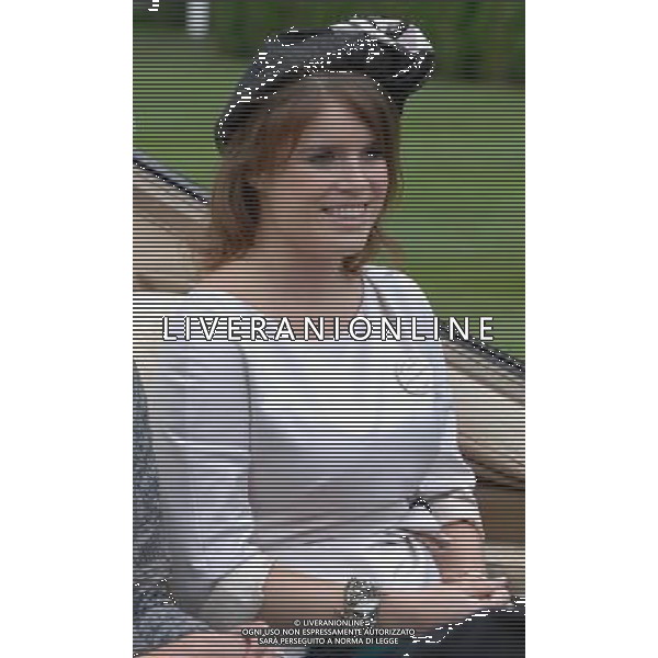 Ladies Day at Royal Ascot is traditionally seen as the height of English fashion, and even this yearÍs wet weather has not dampened the event. Ascot, Berkshire. England. Princess Beatrice. 21-6-12 /PHOTOSHOT/ALDO LIVERANI SAS - ITALY ONLY