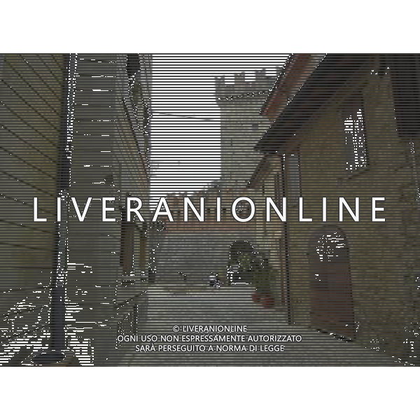 Il castello di Vigoleno  un imponente complesso fortificato della provincia di Piacenza sul confine con quella di Parma, nel comune di Vernasca AG ALDO LIVERANI *** Local Caption *** Il castello di Vigoleno  un imponente complesso fortificato della provincia di Piacenza sul confine con quella di Parma, nel comune di Vernasca