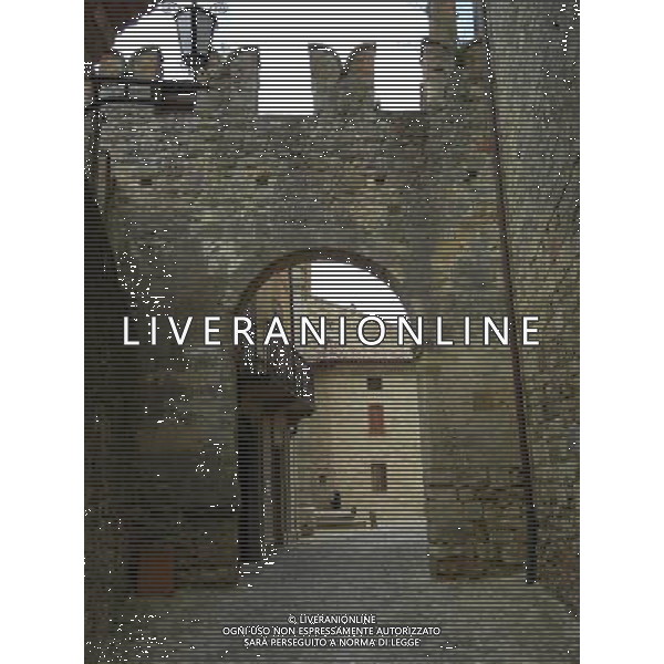 Il castello di Vigoleno  un imponente complesso fortificato della provincia di Piacenza sul confine con quella di Parma, nel comune di Vernasca AG ALDO LIVERANI *** Local Caption *** Il castello di Vigoleno  un imponente complesso fortificato della provincia di Piacenza sul confine con quella di Parma, nel comune di Vernasca