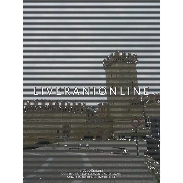 Il castello di Vigoleno  un imponente complesso fortificato della provincia di Piacenza sul confine con quella di Parma, nel comune di Vernasca AG ALDO LIVERANI *** Local Caption *** Il castello di Vigoleno  un imponente complesso fortificato della provincia di Piacenza sul confine con quella di Parma, nel comune di Vernasca