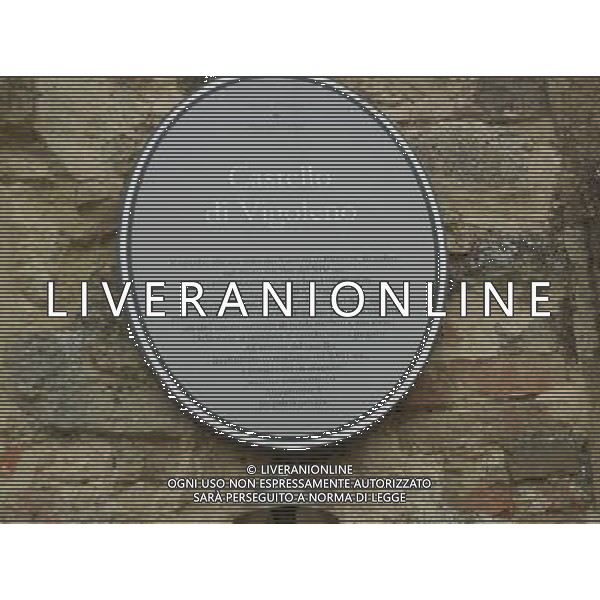 Il castello di Vigoleno  un imponente complesso fortificato della provincia di Piacenza sul confine con quella di Parma, nel comune di Vernasca AG ALDO LIVERANI *** Local Caption *** Il castello di Vigoleno  un imponente complesso fortificato della provincia di Piacenza sul confine con quella di Parma, nel comune di Vernasca