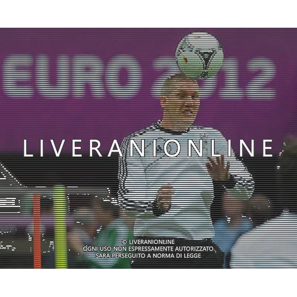 Campionati Europei UEFA 2012 Polonia/Ucraina Semifinale Varsavia (Polonia) - 27.06.2012 Allenamento Germania Nella Foto:schweinsteiger /Ph.Vitez-Ag. Aldo Liverani