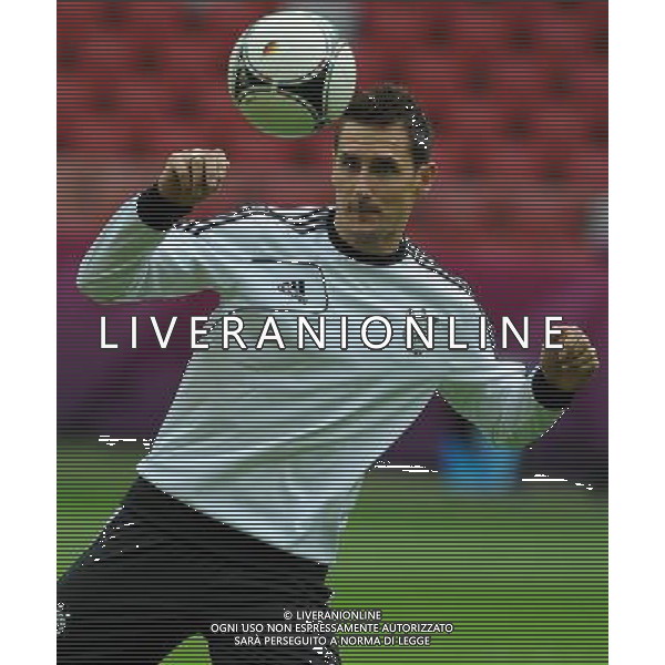 Campionati Europei UEFA 2012 Polonia/Ucraina Semifinale Varsavia (Polonia) - 27.06.2012 Allenamento Germania Nella Foto:klose /Ph.Vitez-Ag. Aldo Liverani