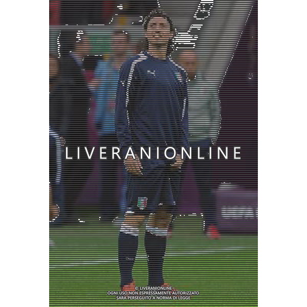 Campionati Europei UEFA 2012 Polonia/Ucraina Semifinale Varsavia (Polonia) - 27.06.2012 Allenamento Italia Nella Foto:montolivo /Ph.Vitez-Ag. Aldo Liverani