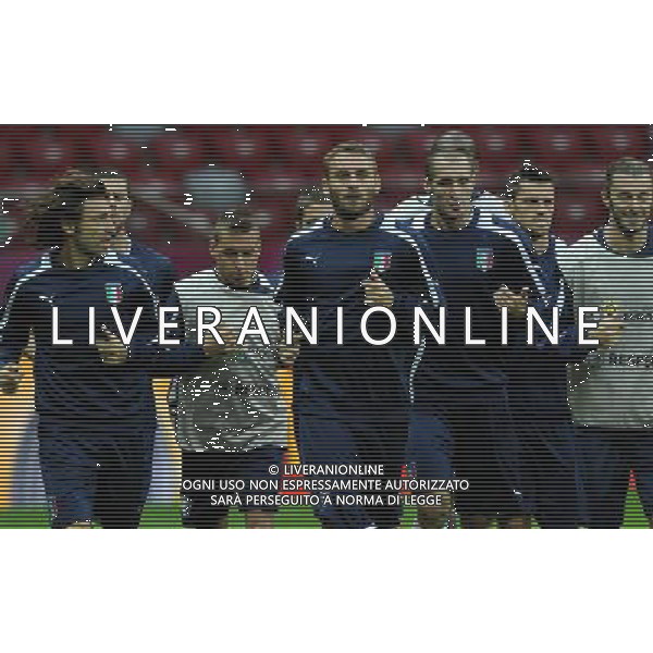 Campionati Europei UEFA 2012 Polonia/Ucraina Semifinale Varsavia (Polonia) - 27.06.2012 Allenamento Italia Nella Foto:de rossi gruppo /Ph.Vitez-Ag. Aldo Liverani