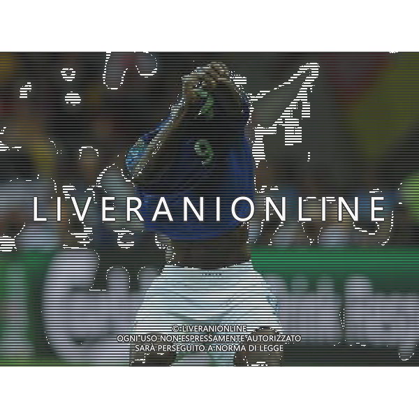 Campionati Europei UEFA 2012 Polonia/Ucraina Semifinale Varsavia (Polonia) - 28.06.2012 Germania-Italia Nella Foto:balotelli esulta /Ph.Vitez-Ag. Aldo Liverani