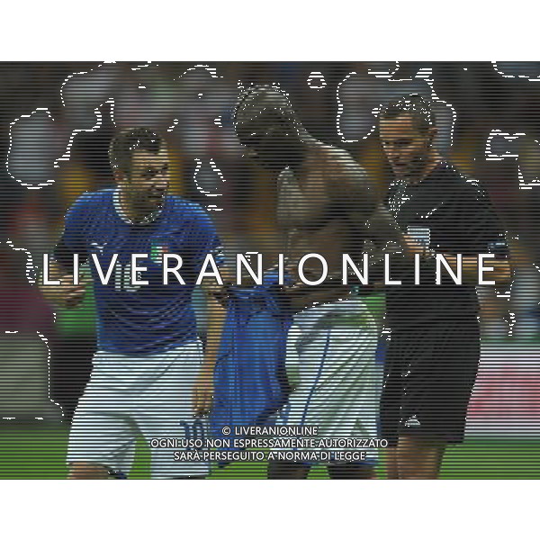 Campionati Europei UEFA 2012 Polonia/Ucraina Semifinale Varsavia (Polonia) - 28.06.2012 Germania-Italia Nella Foto:balotelli esulta /Ph.Vitez-Ag. Aldo Liverani