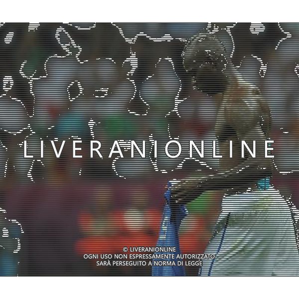 Campionati Europei UEFA 2012 Polonia/Ucraina Semifinale Varsavia (Polonia) - 28.06.2012 Germania-Italia Nella Foto:balotelli esulta /Ph.Vitez-Ag. Aldo Liverani