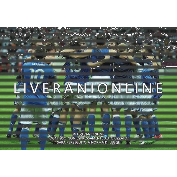 Campionati Europei UEFA 2012 Polonia/Ucraina Semifinale Varsavia (Polonia) - 28.06.2012 Germania-Italia Nella Foto:esultanza finale italia /Ph.Vitez-Ag. Aldo Liverani