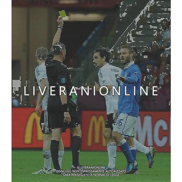 Campionati Europei UEFA 2012 Polonia/Ucraina Semifinale Varsavia (Polonia) - 28.06.2012 Germania-Italia Nella Foto:de rossi ammonito /Ph.Vitez-Ag. Aldo Liverani