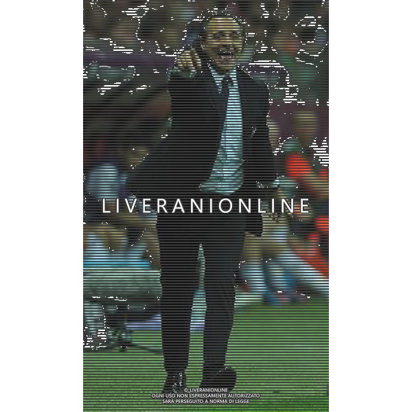 Campionati Europei UEFA 2012 Polonia/Ucraina Semifinale Varsavia (Polonia) - 28.06.2012 Germania-Italia Nella Foto:prandelli /Ph.Vitez-Ag. Aldo Liverani