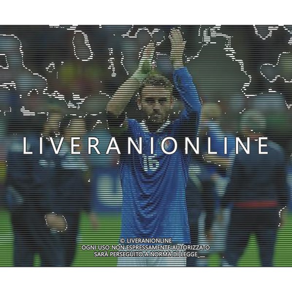 Campionati Europei UEFA 2012 Polonia/Ucraina Semifinale Varsavia (Polonia) - 28.06.2012 Germania-Italia Nella Foto:de rossi esulta /Ph.Vitez-Ag. Aldo Liverani