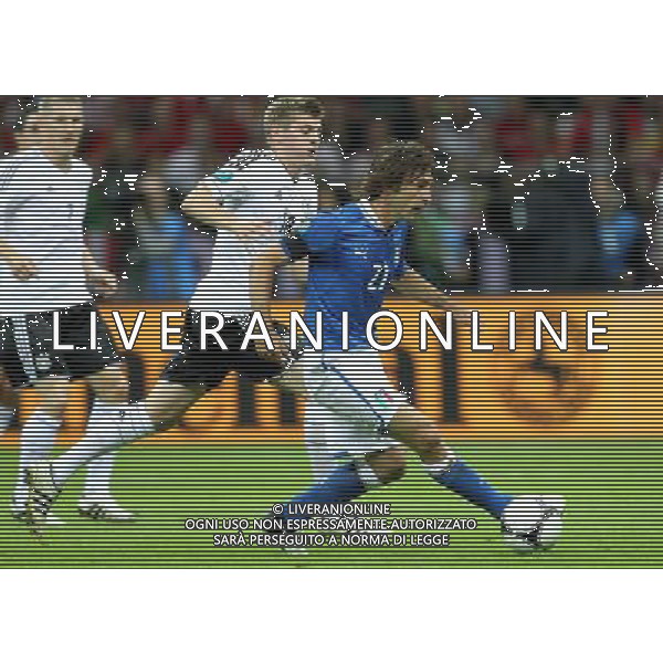 WARSZAWA 28/06/2012 STADION NARODOWY 2012 PILKA NOZNA EURO 2012 POLFINAL MECZ NIEMCY WLOCHY WARSAW NATIONAL STADIUM FOOTBALL EURO 2012 SEMI FINAL MATCH GERMANY ITALY N/Z (L) TONI KROOS ANDREA PIRLO FOTO KAMIL KRASZEWSKI APPA --- Newspix.pl EUROPEI 2012 GERMANIA ITALIA AG ALDO LIVERANI SAS - ITALY ONLY - *** Local Caption *** www.newspix.pl mail us: info@newspix.pl call us: 0048 022 23 22 222 --- Polish Picture Agency by Ringier Axel Springer Poland