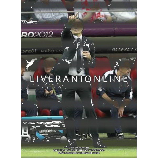 WARSZAWA 28/06/2012 STADION NARODOWY 2012 PILKA NOZNA EURO 2012 POLFINAL MECZ NIEMCY WLOCHY WARSAW NATIONAL STADIUM FOOTBALL EURO 2012 SEMI FINAL MATCH GERMANY ITALY N/Z (L) CESARE PRANDELLI FOTO KAMIL KRASZEWSKI APPA --- Newspix.pl EUROPEI 2012 GERMANIA ITALIA AG ALDO LIVERANI SAS - ITALY ONLY - *** Local Caption *** www.newspix.pl mail us: info@newspix.pl call us: 0048 022 23 22 222 --- Polish Picture Agency by Ringier Axel Springer Poland